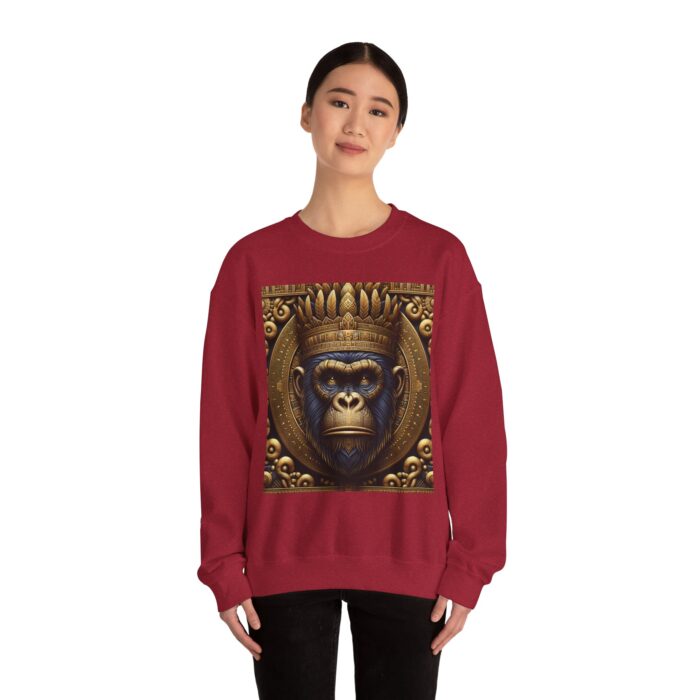 Unisex Crewneck Sweatshirt - Crown Gorilla Head - Image 16