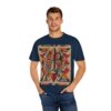 Artistic Unisex Garment-Dyed T-Shirt - Abstract Eye Design - Image 13