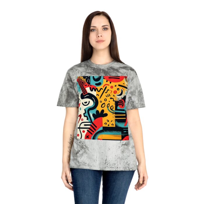 Vibrant Unisex Color Blast T-Shirt – Artistic Abstract Design for Every Occasion