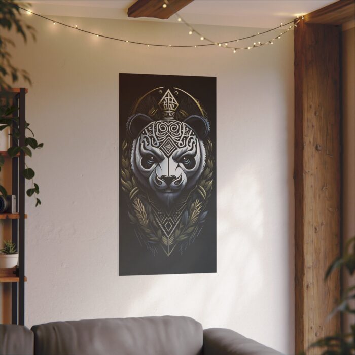 Panda Guardian Giclée Canvas Print - Bold Wall Art for Animal Lovers - Image 4