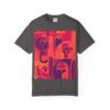 Eye-Catching Unisex Garment-Dyed T-shirt - Bold Art Design for Creative Souls - Image 5