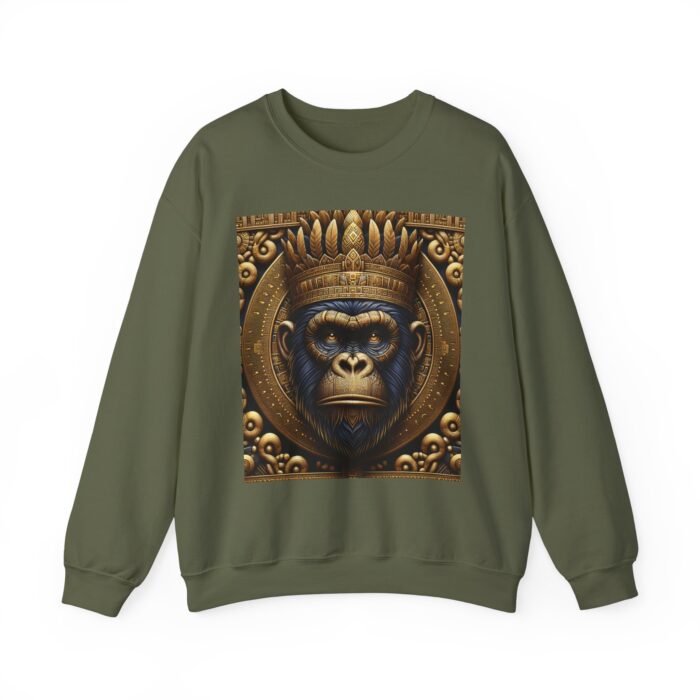 Unisex Crewneck Sweatshirt - Crown Gorilla Head - Image 8