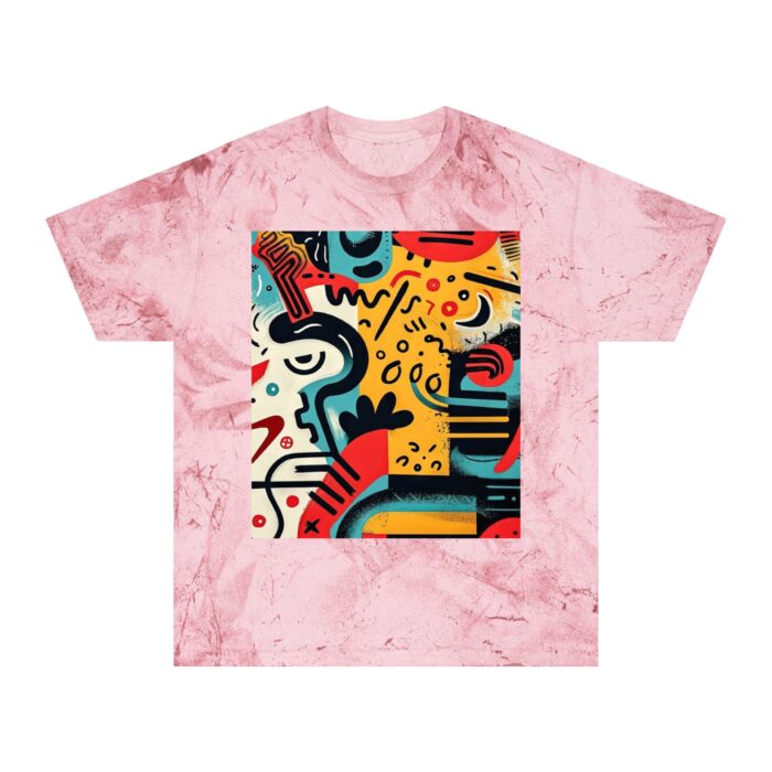 Vibrant Unisex Color Blast T-Shirt – Artistic Abstract Design for Every Occasion - Image 12
