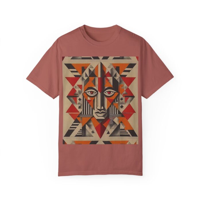 Artistic Unisex Garment-Dyed T-Shirt - Abstract Eye Design - Image 19