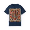 Artistic Unisex Garment-Dyed T-Shirt - Abstract Eye Design - Image 12