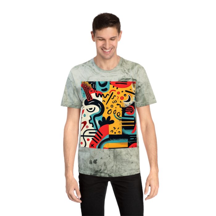 Vibrant Unisex Color Blast T-Shirt – Artistic Abstract Design for Every Occasion - Image 7