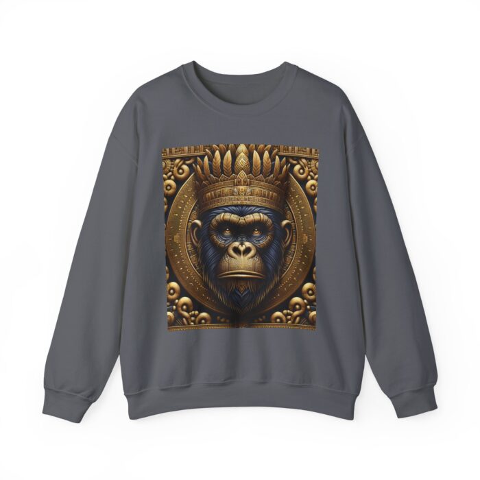Unisex Crewneck Sweatshirt - Crown Gorilla Head - Image 12