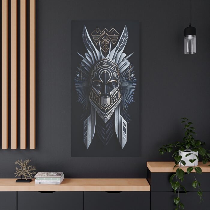Modern African Art Canvas Print - Stretched Wall Decor - Image 4