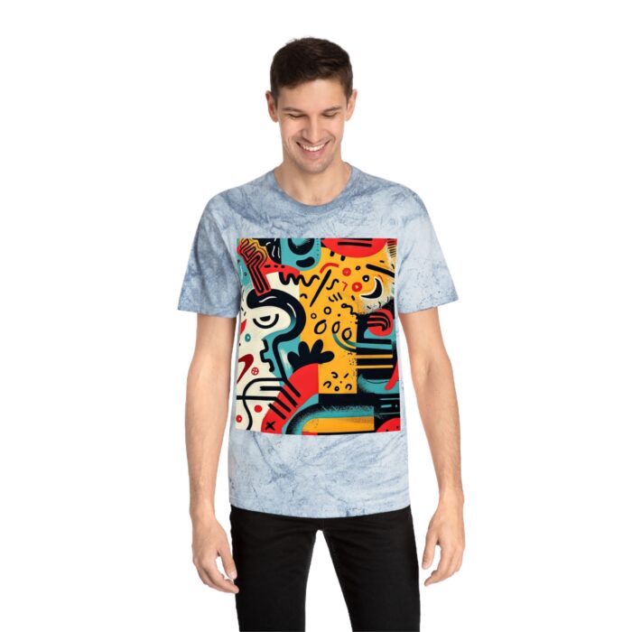 Vibrant Unisex Color Blast T-Shirt – Artistic Abstract Design for Every Occasion - Image 9