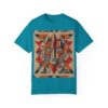 Artistic Unisex Garment-Dyed T-Shirt - Abstract Eye Design - Image 9