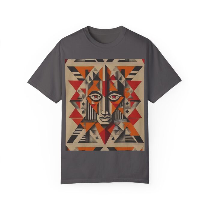 Artistic Unisex Garment-Dyed T-Shirt - Abstract Eye Design - Image 15