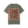 Artistic Unisex Garment-Dyed T-Shirt - Abstract Eye Design - Image 7