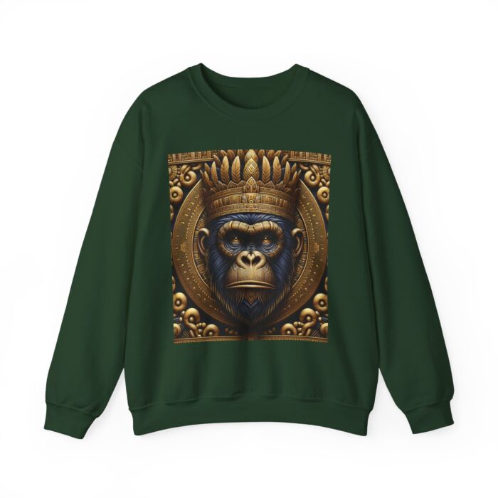 Unisex Crewneck Sweatshirt - Crown Gorilla Head - Image 9