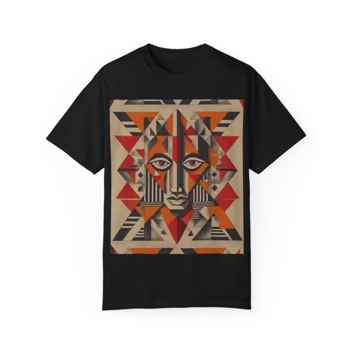 Artistic Unisex Garment-Dyed T-Shirt - Abstract Eye Design - Image 17