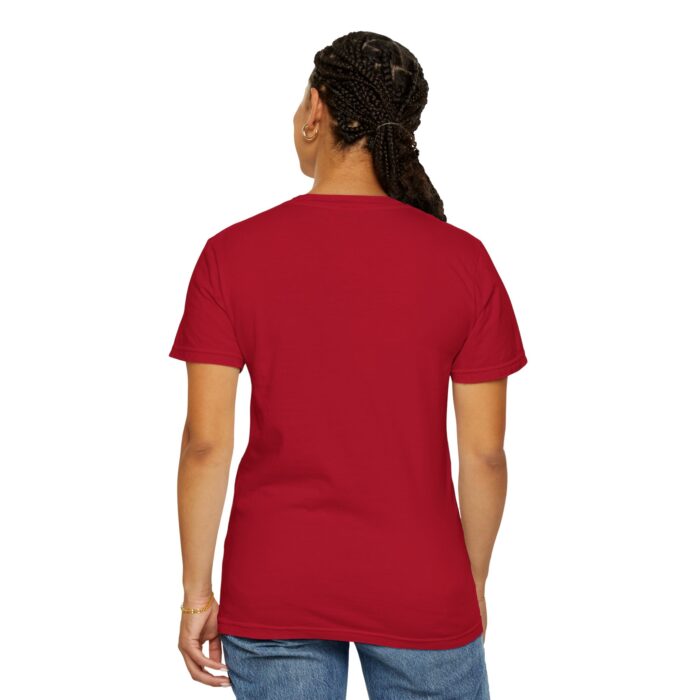 Artistic Unisex Garment-Dyed T-Shirt - Abstract Eye Design - Image 4