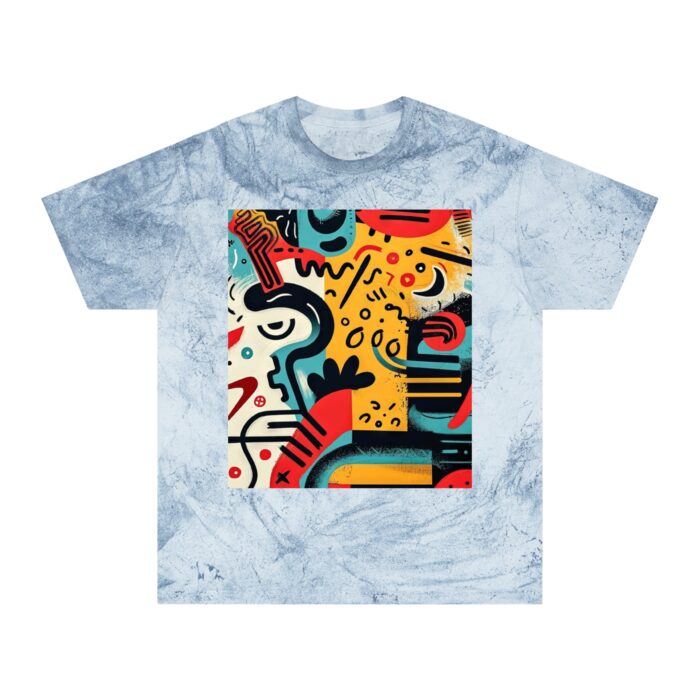 Vibrant Unisex Color Blast T-Shirt – Artistic Abstract Design for Every Occasion - Image 8