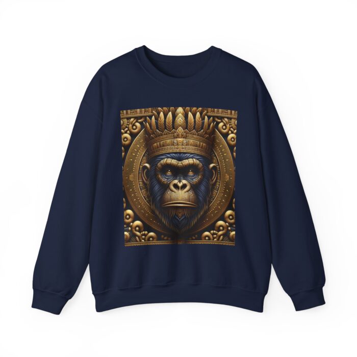 Unisex Crewneck Sweatshirt - Crown Gorilla Head - Image 14
