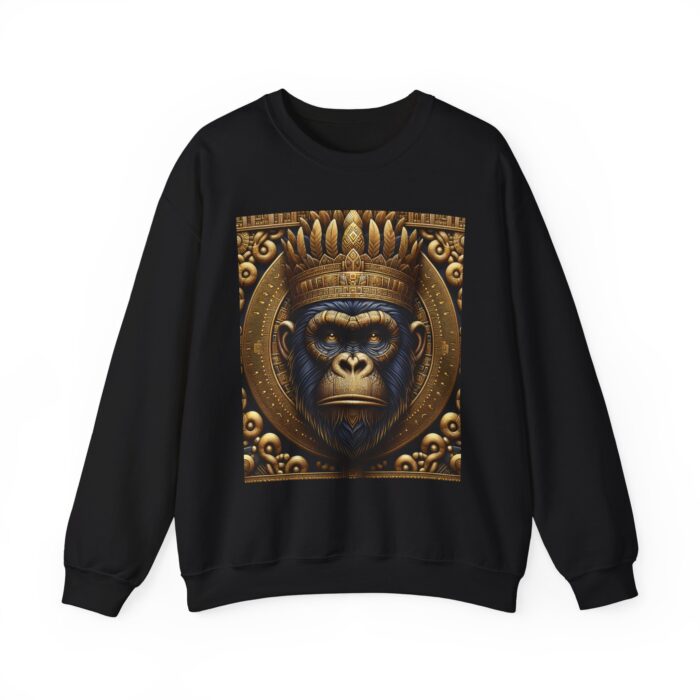 Unisex Crewneck Sweatshirt - Crown Gorilla Head - Image 2