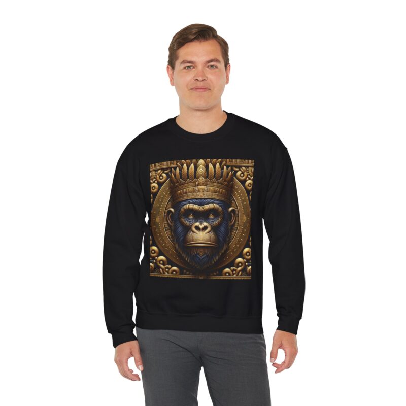 Unisex Crewneck Sweatshirt - Crown Gorilla Head