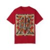 Artistic Unisex Garment-Dyed T-Shirt - Abstract Eye Design - Image 2