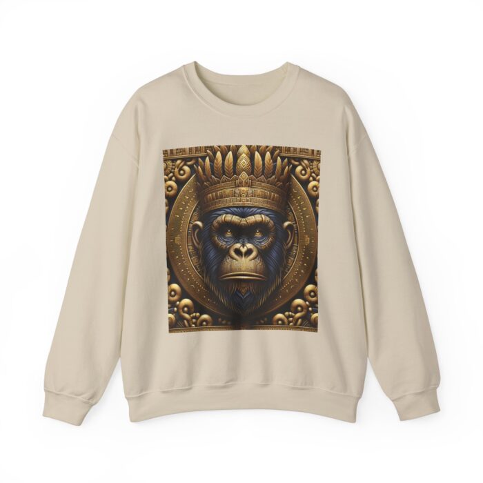 Unisex Crewneck Sweatshirt - Crown Gorilla Head - Image 6