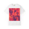 Eye-Catching Unisex Garment-Dyed T-shirt - Bold Art Design for Creative Souls - Image 3