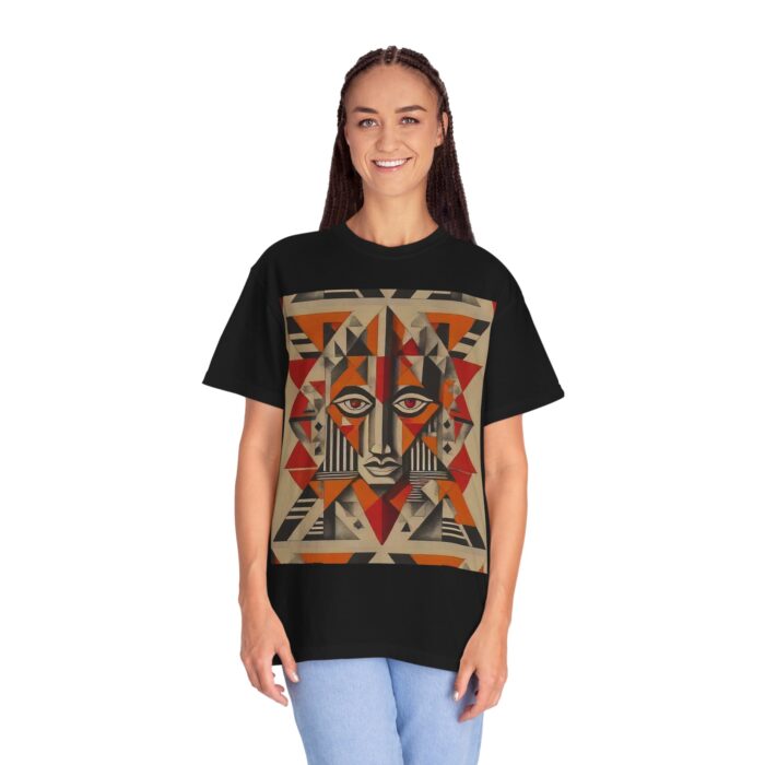 Artistic Unisex Garment-Dyed T-Shirt - Abstract Eye Design - Image 18