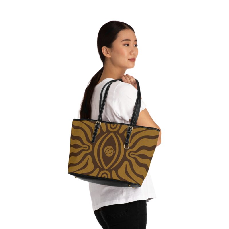 Boho PU Leather Shoulder Bag | Ethnic Chic Tote, Stylish Handbag for Everyday Use, Gift for Her, Festival Accessory, Travel Bag