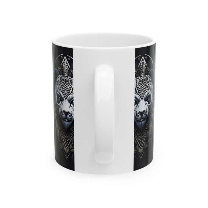 Artistic Panda Mug, Unique Ceramic Mug, Gift for Animal Lovers, Home Decor, Coffee Lover's Gift, Perfect for Birthdays, Relaxation - Image 3