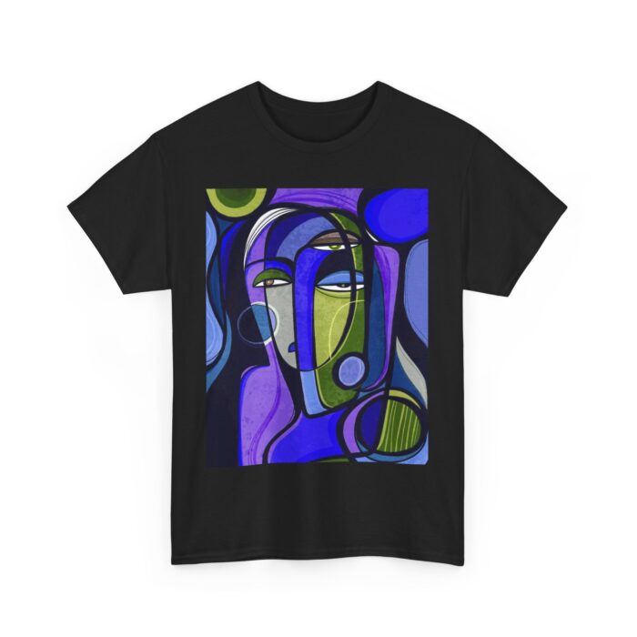 Artistic Unisex Cotton Tee - Unique Graphic Shirt, Casual Wear, Gift for Art Lovers, Trendy Summer Top, Birthday Present - Image 2
