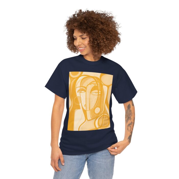 Artistic Unisex Cotton Tee, Abstract Design Shirt, Casual Wear, Gift for Art Lovers, Everyday Style, Unique Fashion Statement - Image 6