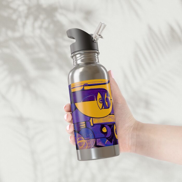 Vibrant Stainless Steel Water Bottle, Artistic Travel Flask, Eco-Friendly Hydration Gift, Unique Drinkware - Image 6