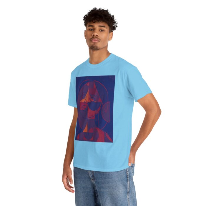 Artistic Unisex Heavy Cotton Tee - Stylish Statement Shirt for Art Lovers, Cool Graphic Tee, Gift for Him/Her, Casual Wear, Unique Design - Image 11
