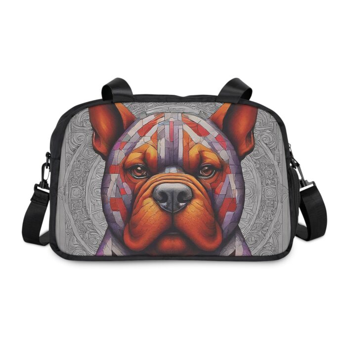 Stylish Fitness Handbag with Dog Design, Gym Tote, Workout Bag, Pet Lover's Bag, Eco-Friendly Gym Partner