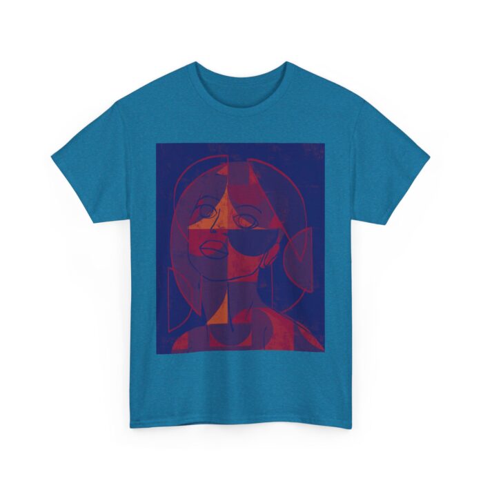 Artistic Unisex Heavy Cotton Tee - Stylish Statement Shirt for Art Lovers, Cool Graphic Tee, Gift for Him/Her, Casual Wear, Unique Design - Image 12