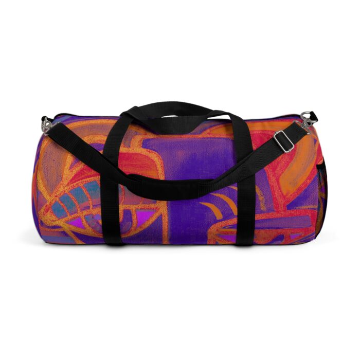 Colorful Art Duffel Bag - Stylish Gym Bag, Weekend Travel Tote, Unique Sports Luggage, Vibrant Workout Accessory, Eye-Catching Carryall - Image 6