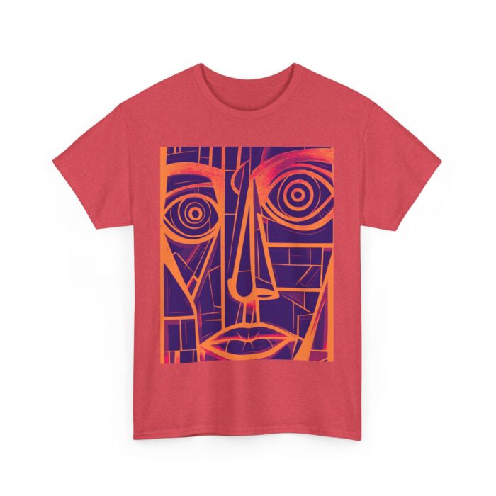 Abstract Face Unisex Tee, Casual Wear, Art Lover's Gift, Birthday Present, Graphic Tee, Home Decor - Image 13