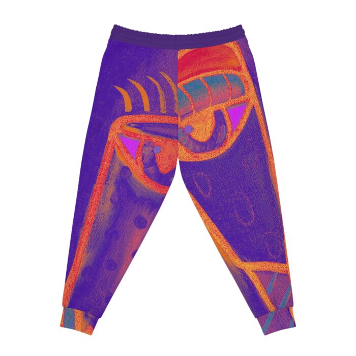 Stylish Unisex Athletic Joggers with Abstract Cubism Face Design for Active Lifestyle - Image 4