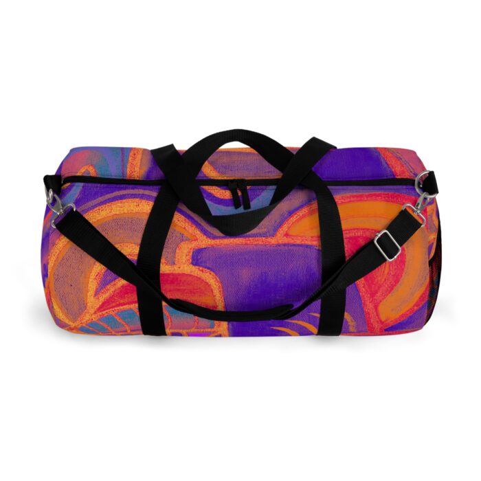 Colorful Art Duffel Bag - Stylish Gym Bag, Weekend Travel Tote, Unique Sports Luggage, Vibrant Workout Accessory, Eye-Catching Carryall - Image 10