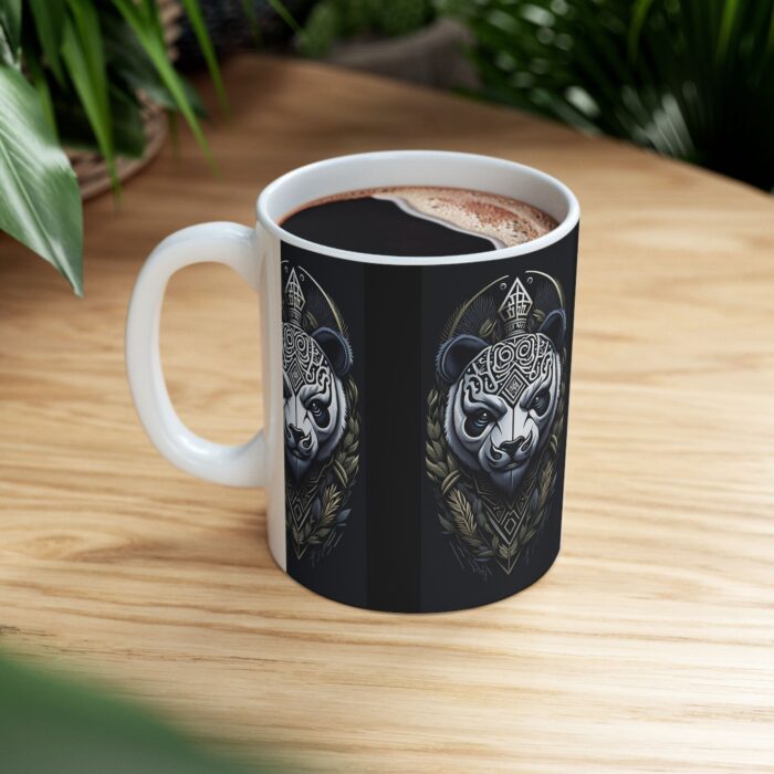 Artistic Panda Mug, Unique Ceramic Mug, Gift for Animal Lovers, Home Decor, Coffee Lover's Gift, Perfect for Birthdays, Relaxation - Image 8