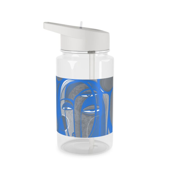 Stylish Tritan Water Bottle with Abstract Art Design | Eco-Friendly, Reusable, Hydration Essential, Fitness Gift, Unique Daily Use