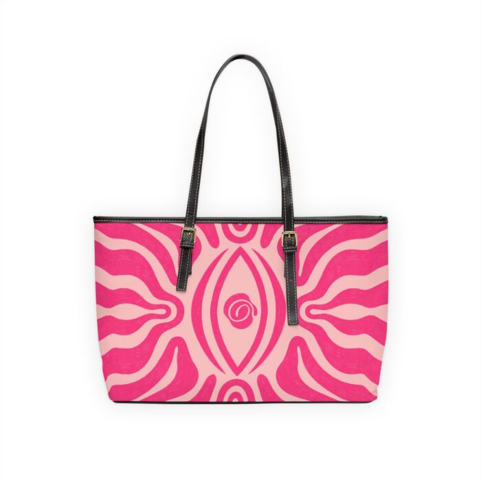 Stylish PU Leather Shoulder Bag with Floral Design, Trendy Tote, Gift for Her, Everyday Use, Fashionable Handbag, Summer Accessory - Image 6