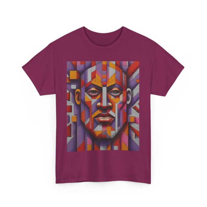 Colorful Abstract Art Tee - Unisex Heavy Cotton Shirt, Graphic Tee, Artistic Apparel, Casual Wear, Unique Gift for Art Lovers - Image 13