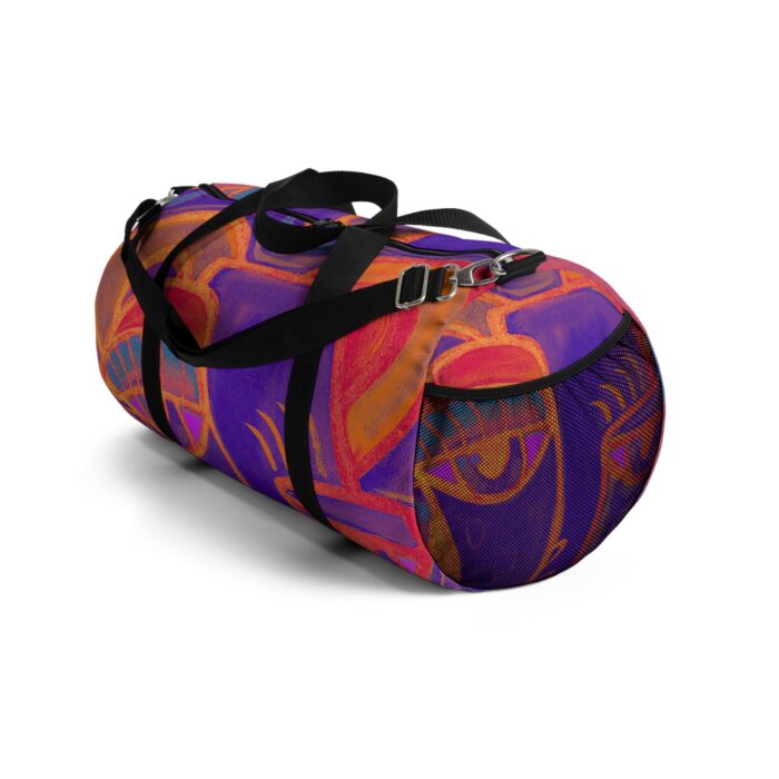 Colorful Art Duffel Bag - Stylish Gym Bag, Weekend Travel Tote, Unique Sports Luggage, Vibrant Workout Accessory, Eye-Catching Carryall - Image 8