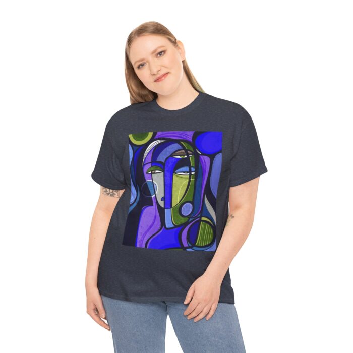 Artistic Unisex Cotton Tee - Unique Graphic Shirt, Casual Wear, Gift for Art Lovers, Trendy Summer Top, Birthday Present - Image 15