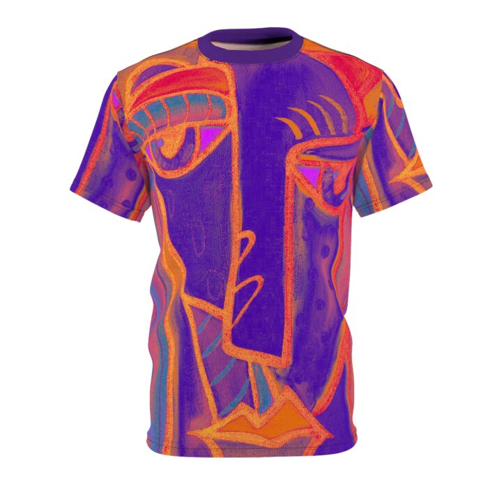 Artistic Unisex Tee - Vibrant Abstract Design, Unique Fashion, Gift for Art Lovers, Casual Wear, Festival Outfit, Statement Piece - Image 2