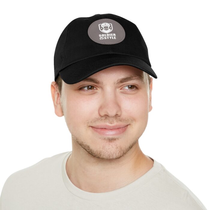 Stylish Dad Hat with Leather Patch, Trendy Baseball Cap, Casual Gift for Father's Day, Summer Accessory, Cool Everyday Wear - Image 10