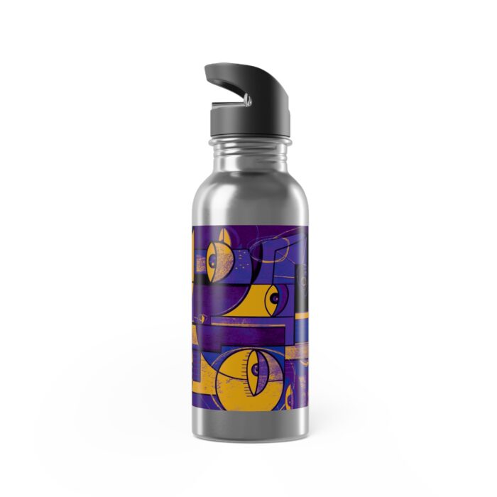 Vibrant Stainless Steel Water Bottle, Artistic Travel Flask, Eco-Friendly Hydration Gift, Unique Drinkware - Image 4