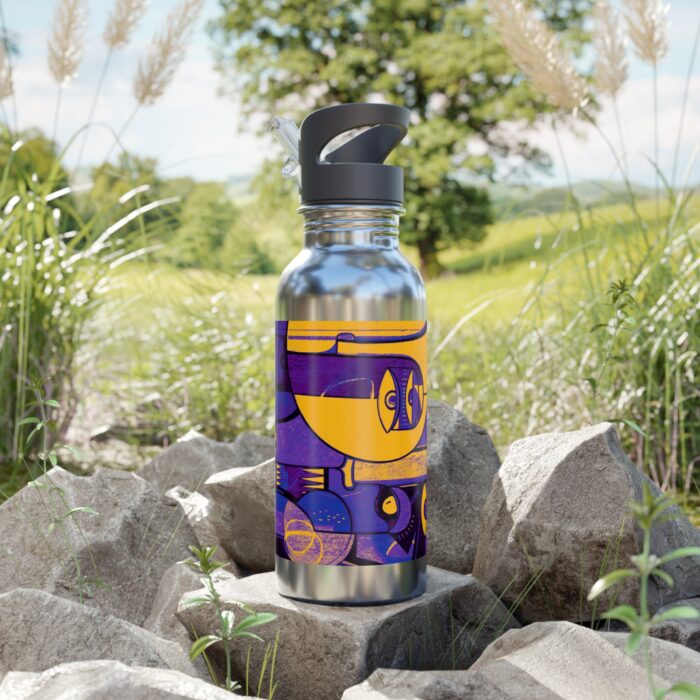 Vibrant Stainless Steel Water Bottle, Artistic Travel Flask, Eco-Friendly Hydration Gift, Unique Drinkware - Image 7