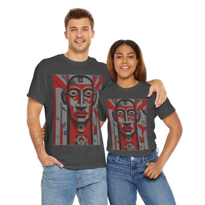 Artistic Unisex Heavy Cotton Tee - Graphic T-Shirt for Art Lovers, Gift for Him, Gift for Her, Casual Wear, Unique Design, Statement Piece - Image 11
